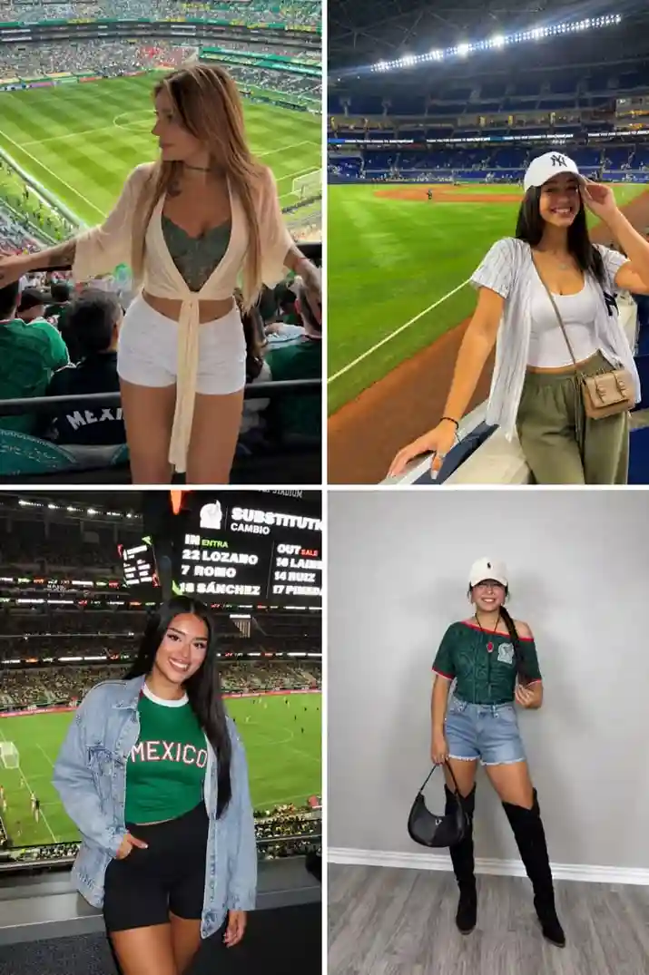 Collage Image Of mexico Game Outfit