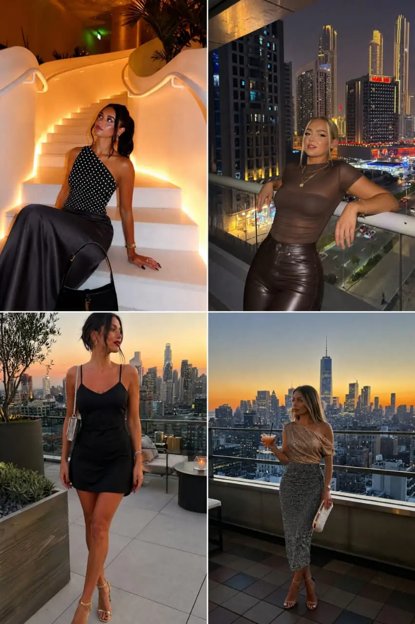 Rooftop Bar Outfit Idea