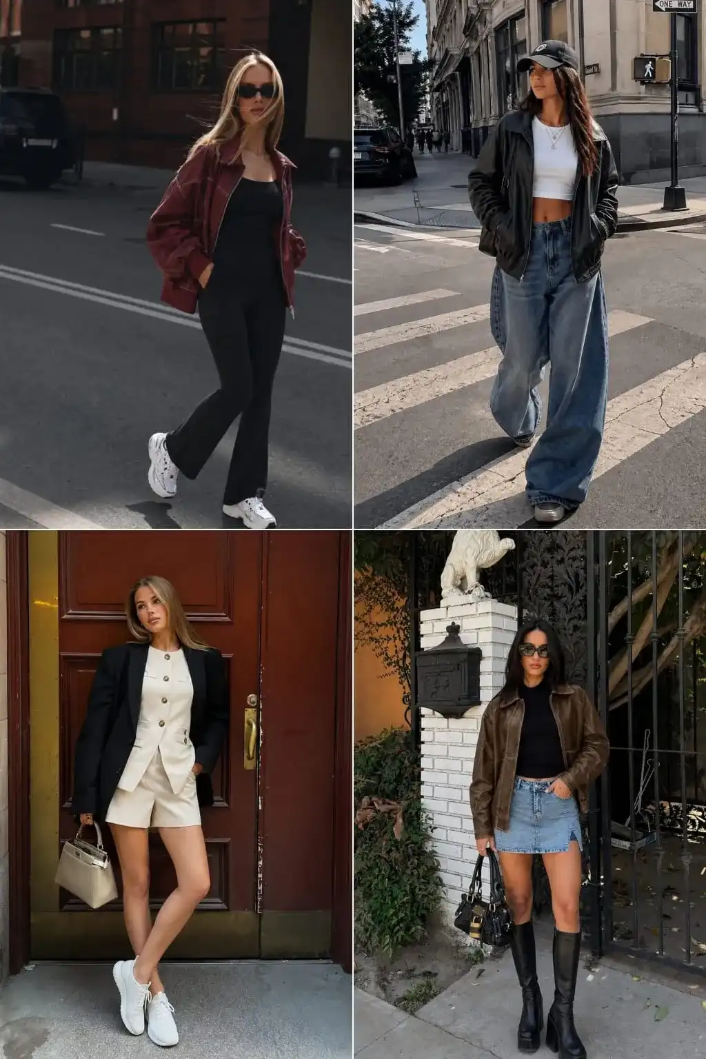  leather jacket outfit ideas